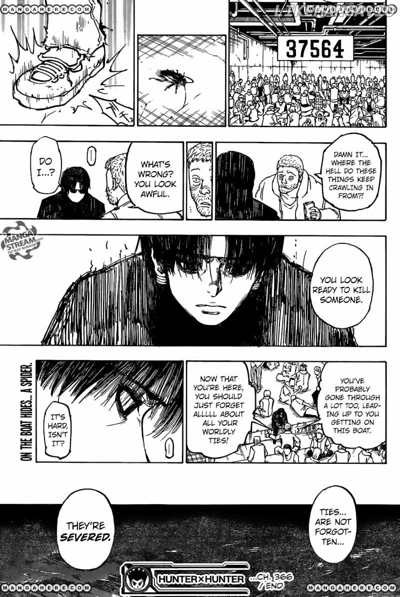 Hunter x Hunter, Chapter 366 image 20